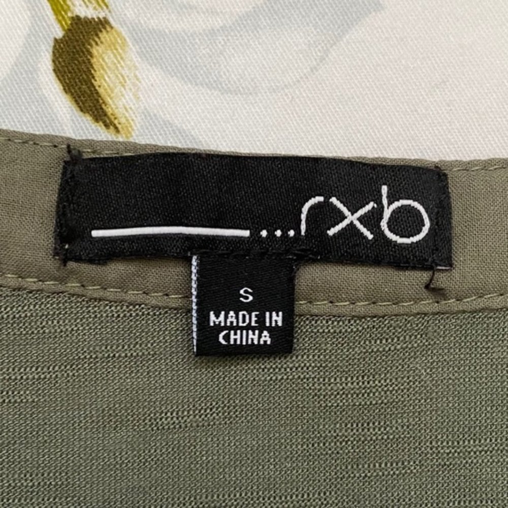 NWOT rxb Green Embroidered Tank - Picture 5 of 6